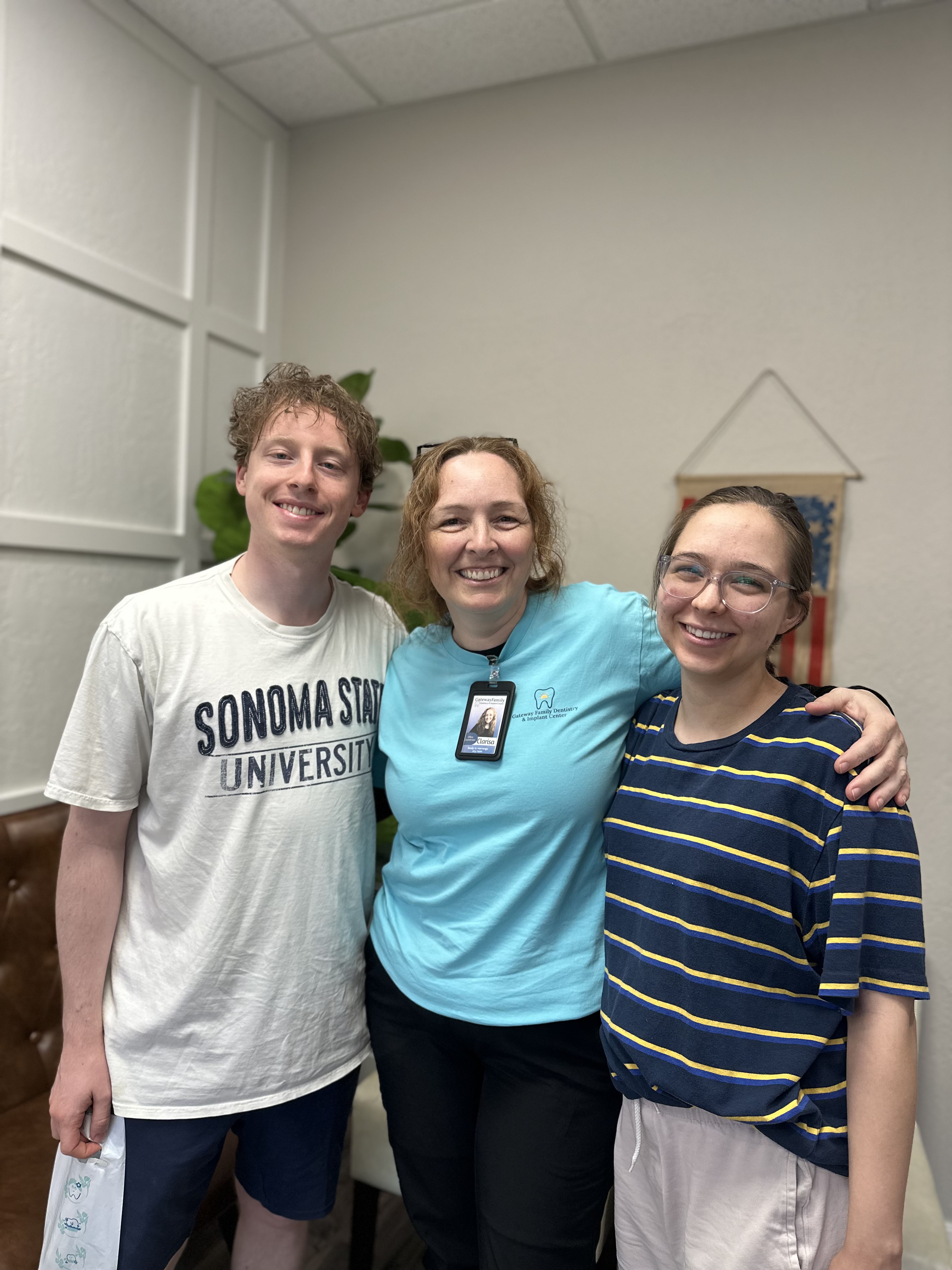Our staff and some of their coming to visit family!