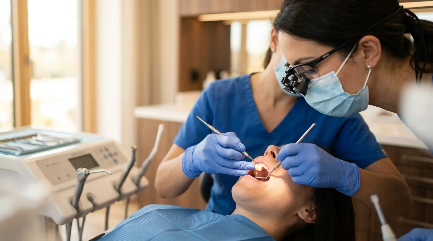 Dental crown procedure tools