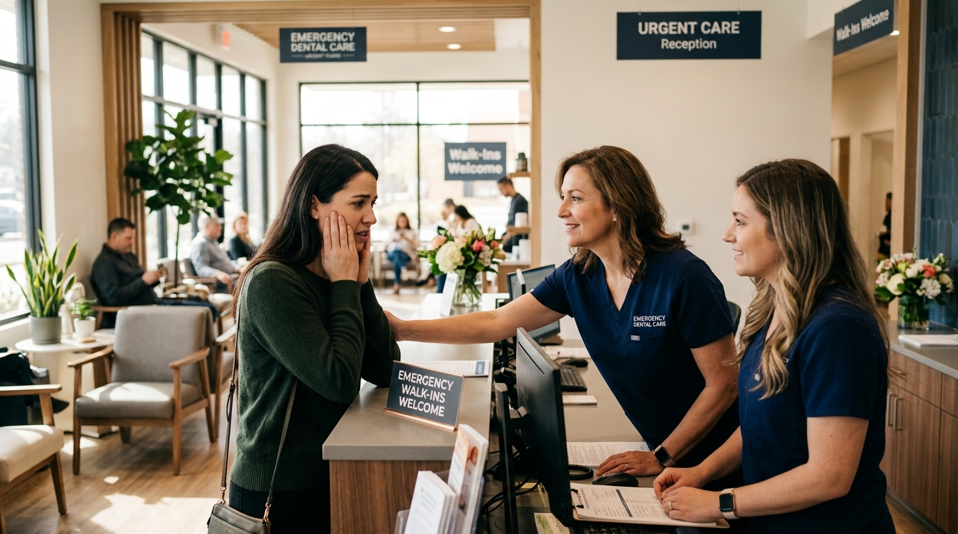 Urgent dental care for emergencies