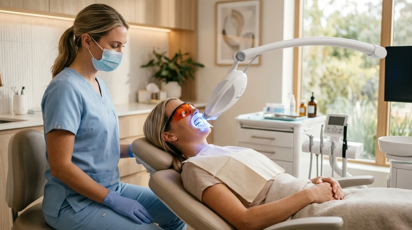 Teeth whitening treatment